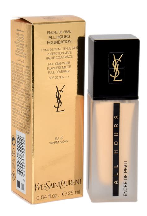 ysl all hours foundation encre de peau review|YSL all hours reviews.